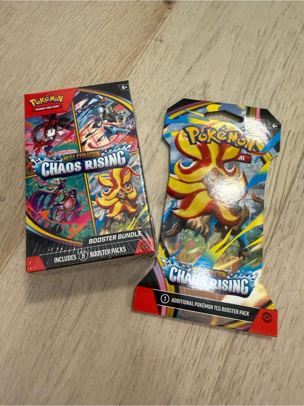 Pokémon TCG Chaos Rising Booster Bundle 6 Packs + 1 Booster Pack